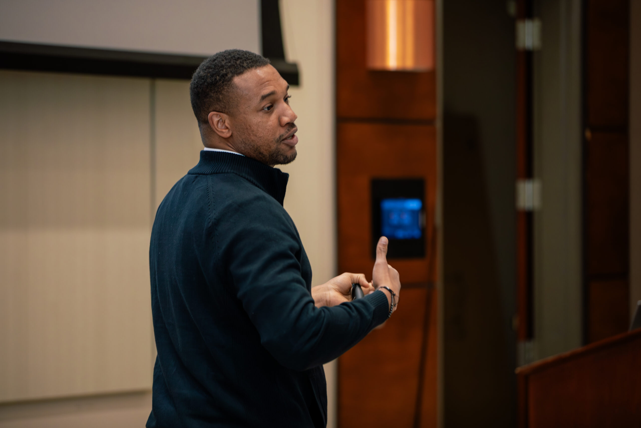 Frank Otabor leading a VSMA Roadshow Event