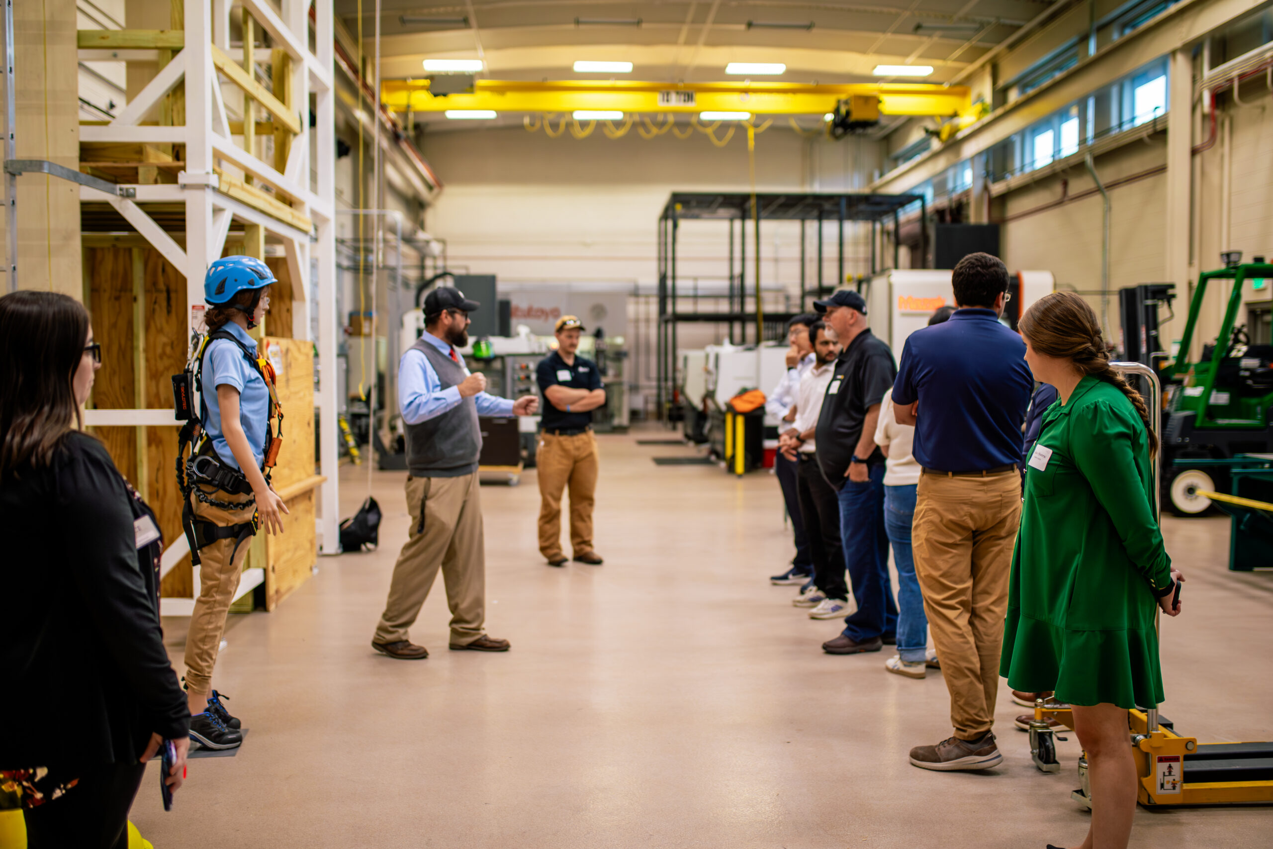 Engineer reviewing energy and process data
